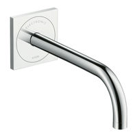 Hansgrohe AXOR Uno 38120001 Instrucciones De Montaje / Manejo / Garantía