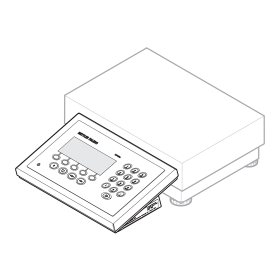 Mettler Toledo ICS466 Serie Manual De Usuario