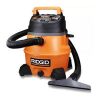 RIDGID WD1455BR0 Manual Do Usuário