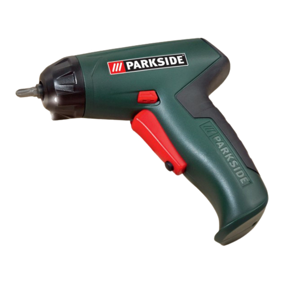 Parkside X3.6-LI A Instrucciones De Utilización Y De Seguridad