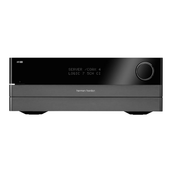 Harman Kardon AVR 760 Manual Del Propietário