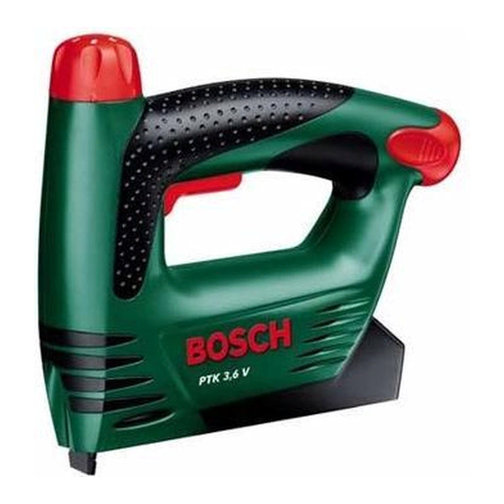 Bosch PTK 3,6 V Instrucciones De Servicio