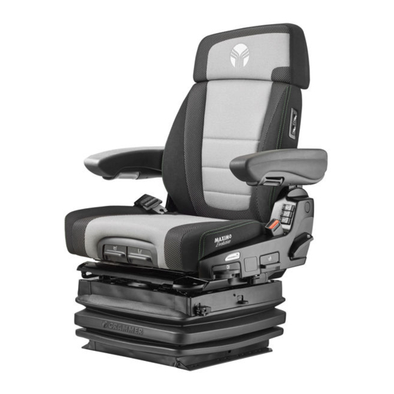 Grammer MAXIMO XT EVOLUTION DYNAMIC Manual Del Usuario