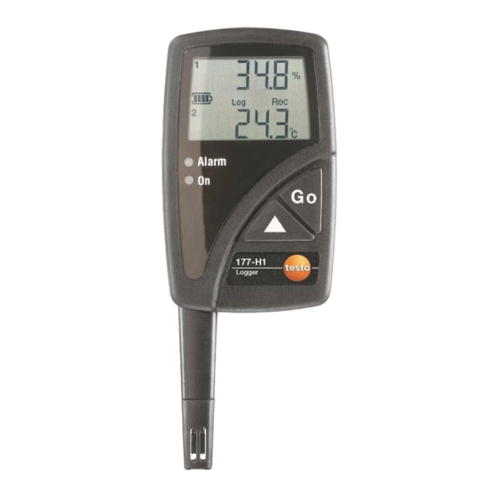 testo 177-H1 Manual De Instrucciones