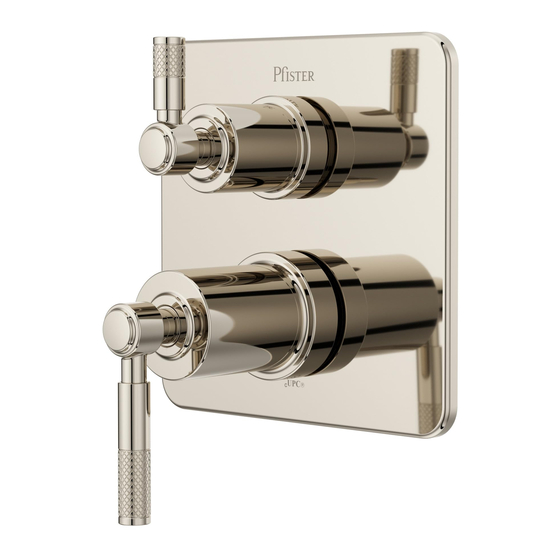 Pfister Hillstone R89-SHLS Guía De Instalación Rápida