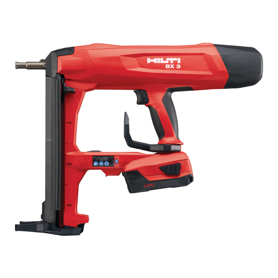 Hilti BX 3 Manual Del Usuario