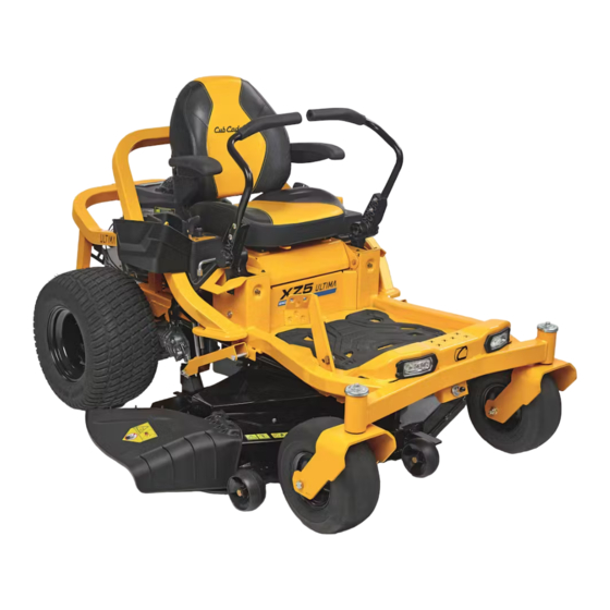 Cub Cadet 17AIEACI603 Instrucciones De Funcionamiento Originales