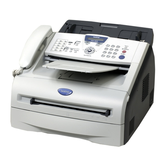 Brother FAX-2820 Guía De Configuración Rápida