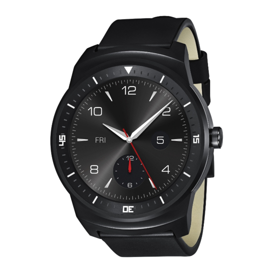 LG G Watch R Guia Del Usuario