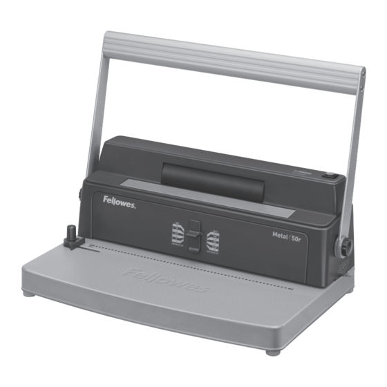 Fellowes Metal 50r Instrucciones De Uso