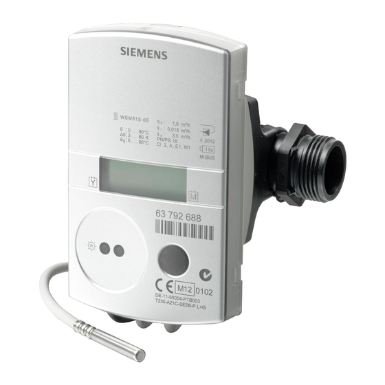 Siemens WS.5 Serie Manual De Manejo