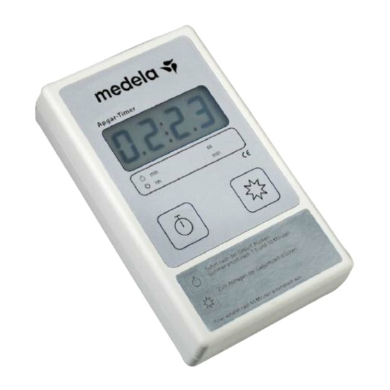 Medela Apgar Timer Instrucciones De Uso