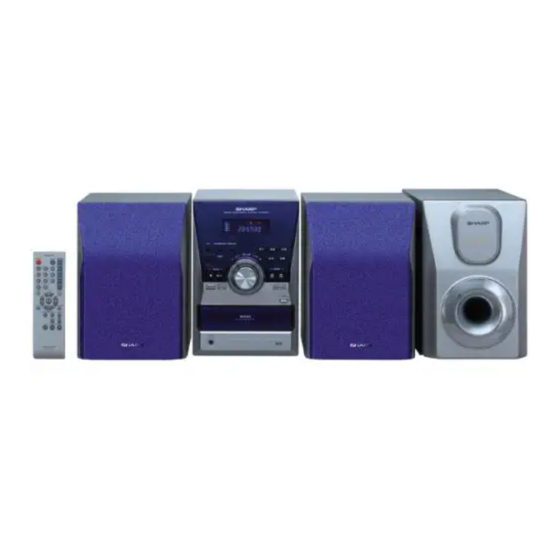 Sharp XL-MP60 Guía Rápida