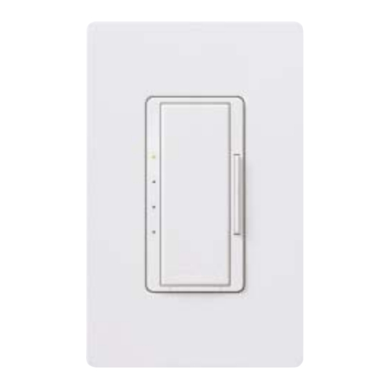 Lutron RadioRA 2 Maestro Especificaciones Del Producto