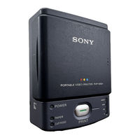 Sony PVP-MSH Manual De Instrucciones