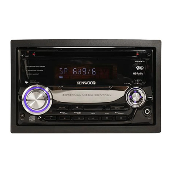 Kenwood DPX302 Manual De Instrucciones
