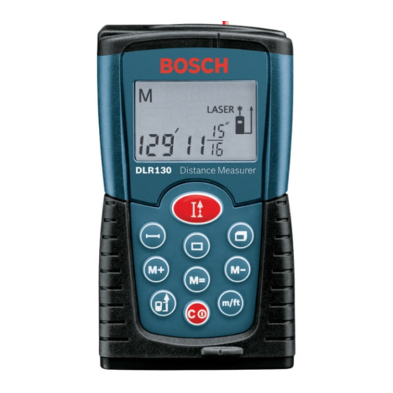 Bosch DLR130 Manuales