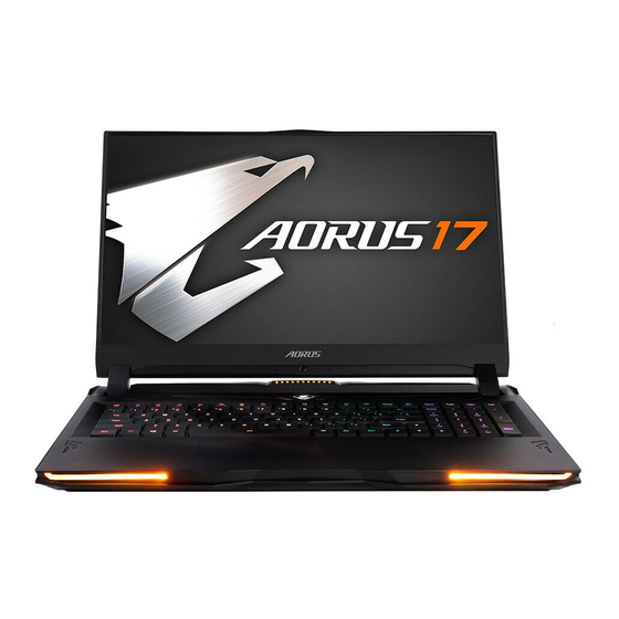 Gigabyte AORUS 17 Manuales