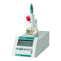 Metrohm 899 Coulometer Guía Rápida