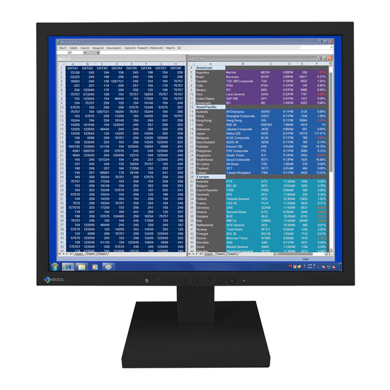 Eizo FlexScan S1703 Guia De Instalacion