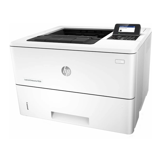 HP LaserJet Enterprise M506 Serie Guia De Instalacion