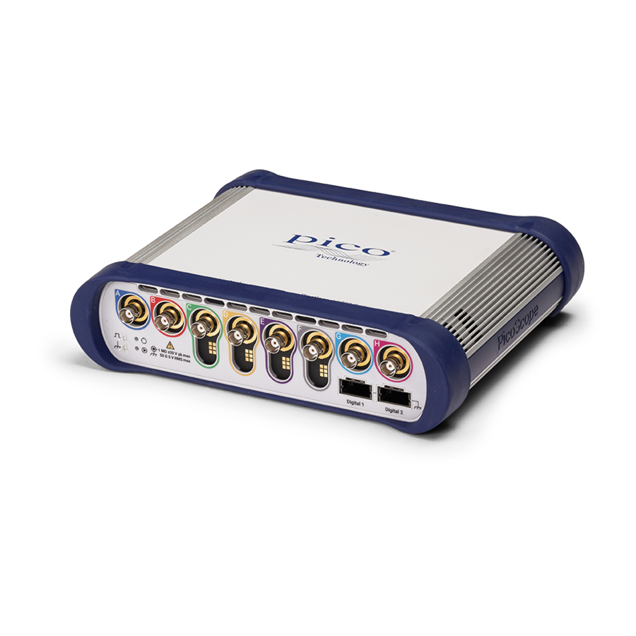 pico Technology PicoScope 6000E Serie Guia De Inicio Rapido