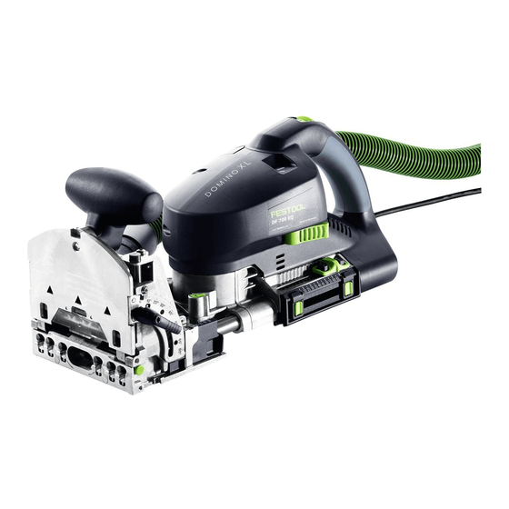 Festool DOMINO XL DF 700 EQ Manual De Instrucciones Original/Lista De Piezas De Repuesto