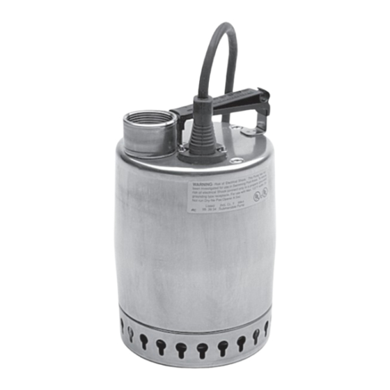 Grundfos UNILIFT KP 150 Manual Del Usuario
