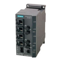 Siemens SCALANCE X116 Instrucciones De Servicio