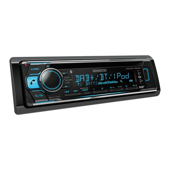 Kenwood KDC-BT710DAB Manual De Instrucciones