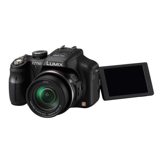 Panasonic Lumix DMC-FZ150EG Instrucciones De Funcionamiento Para Características Avanzadas