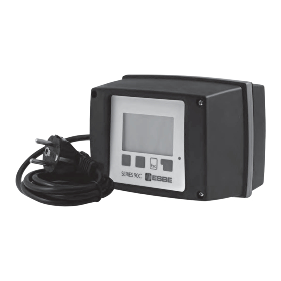 ESBE 90C-1 Serie Manual De Usario