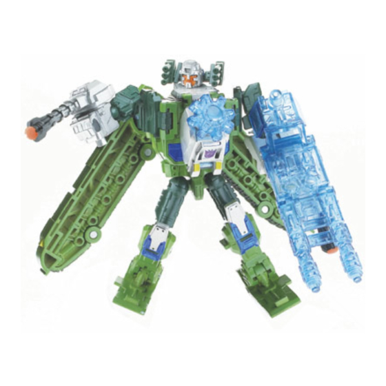 Hasbro TRANSFORMERS ENERGON KICKBACK Manual De Instrucciones