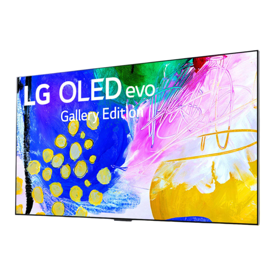 LG OLED55G2 Serie Manual De Usuario