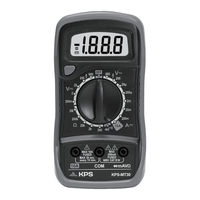 Kps MT30 Manual De Instrucciones