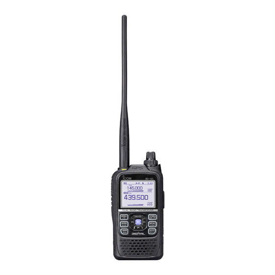 Icom ID-51E Manuales