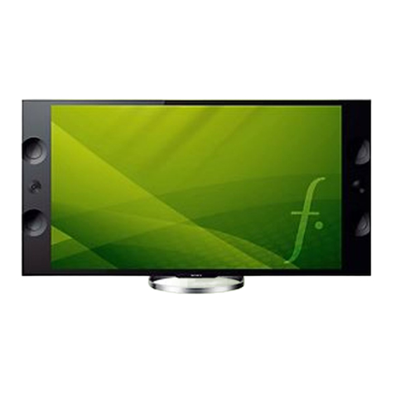 Sony Bravia XBR-65X907A Manual De Instrucciones