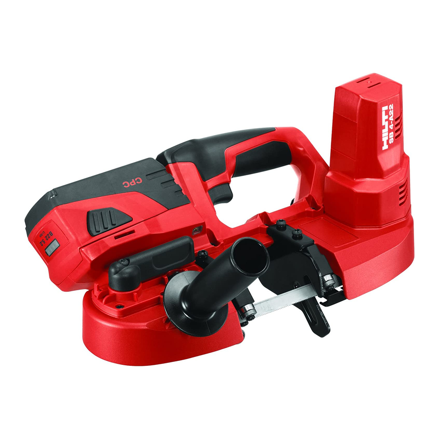 Hilti SB 4-A22 Manual Del Usuario