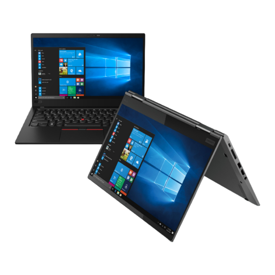 Lenovo ThinkPad X1 Serie Guia Del Usuario