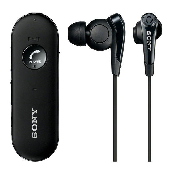 Sony MDR-EX31BN Guía De Referencia