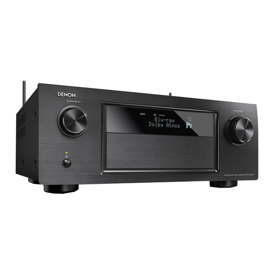 Denon AVR-X4200W Manual Del Usuario