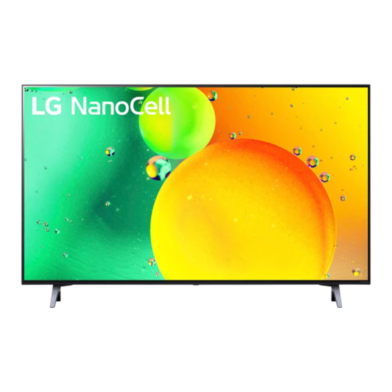 LG 43NANO75SQA Manual Del Usuario