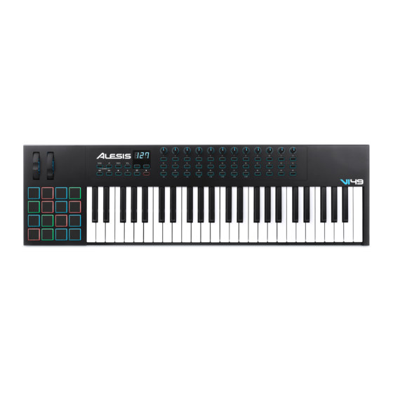 Alesis VI49 Manuales