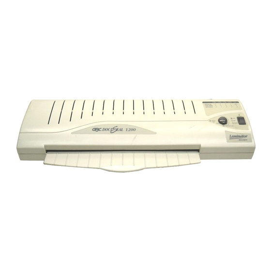 GBC DOCUSEAL 1200 Manual De Operación