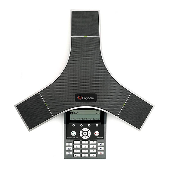 Polycom SoundStation IP 7000 Guia De Inicio Rapido