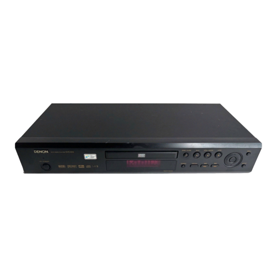 Denon DVD-910 Instrucciones De Operación