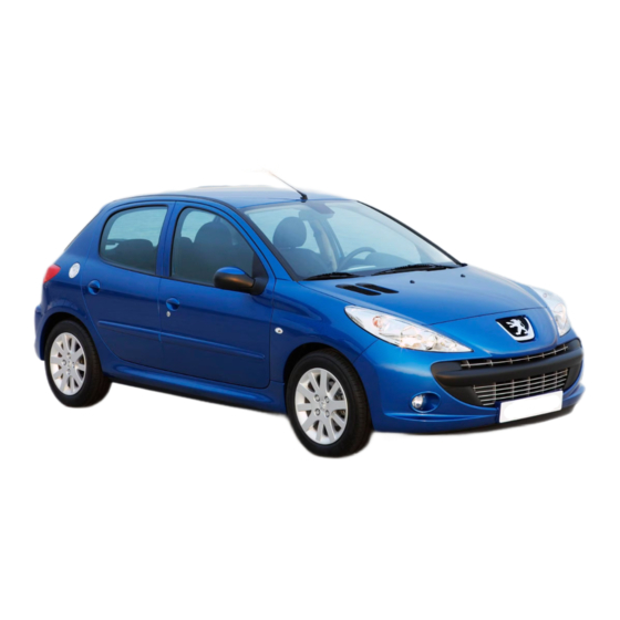 PEUGEOT 206 2009 Manual Del Usuario