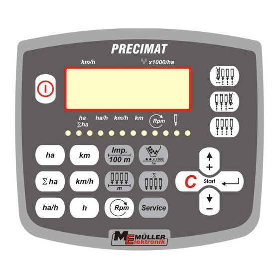 Muller Elektronik PRECIMAT Instrucciones De Manejo