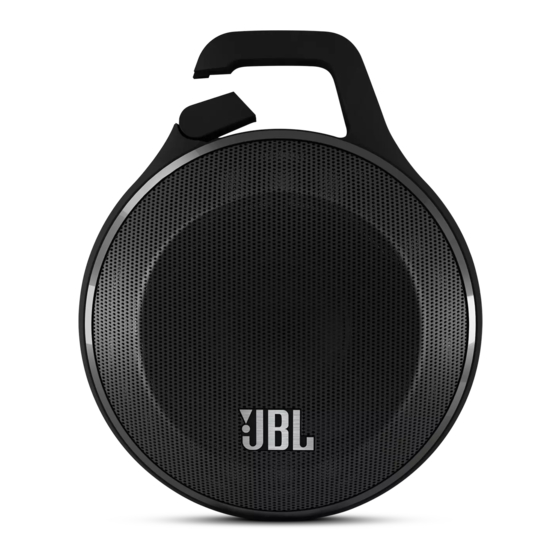 Harman JBL Clip Guia De Inicio Rapido