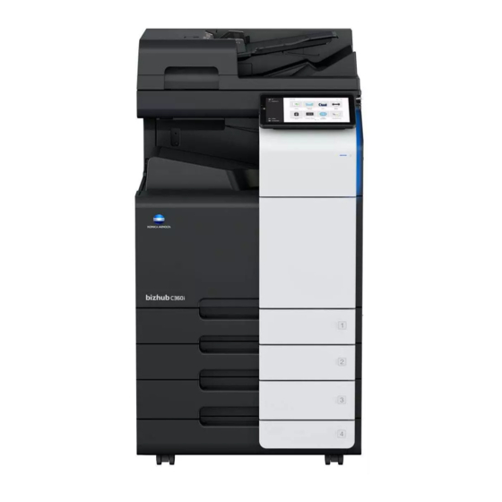 Konica Minolta bizhub C360i Manuales